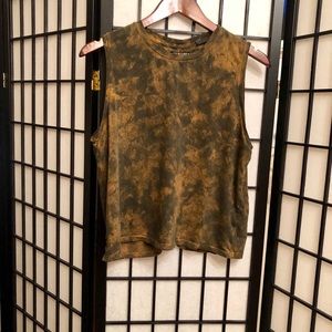 Levis Tie-Dye Muscle Tee - High Neck